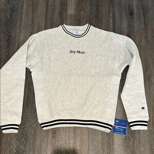 Barstool Boy Mom Champion Sweatshirt NWT